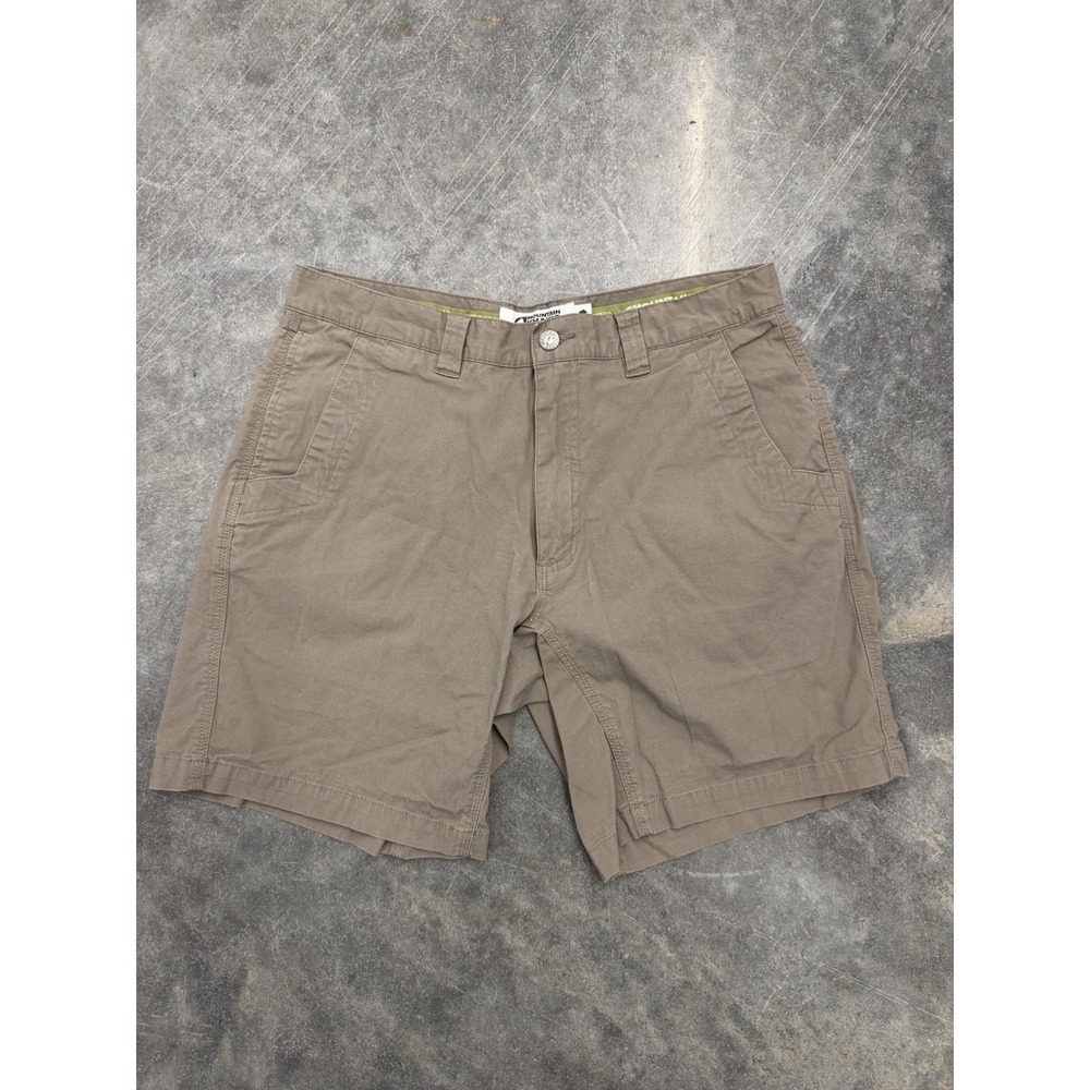 Mountain Khakis Men's Shorts 34X8 Relaxed Fit Outdoor Hiking Casual Khaki